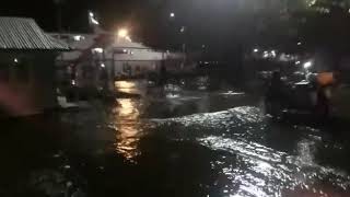 Air Laut Pasang di Ternate, Maluku Utara.