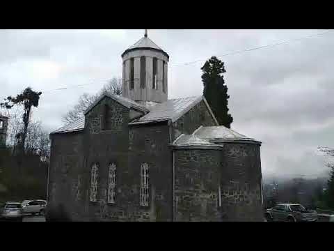 03 04 2021 с  КВИРИКЕ церковь им  св  Елены и Константина Кобулети Видео სულხან ნიჟარაძე Аджария