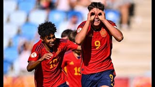 Marc Guiu Highlights with Spain U17 | Euro U17