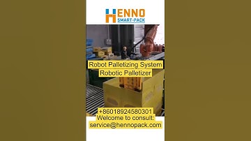 Debugging was a success! robotic palletizer#machine #packing #robot #palletizer