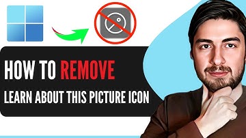 How To Easily Remove "Learn About This Picture Icon" In Windows 10/11 | Spotlight Desktop Background