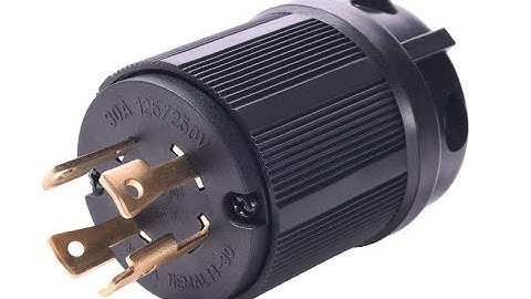 MICTUNING 30A Generator Twist Locking Plug, 125 250V NEMA L14-30P 4 Prong Industrial Grade- Overview