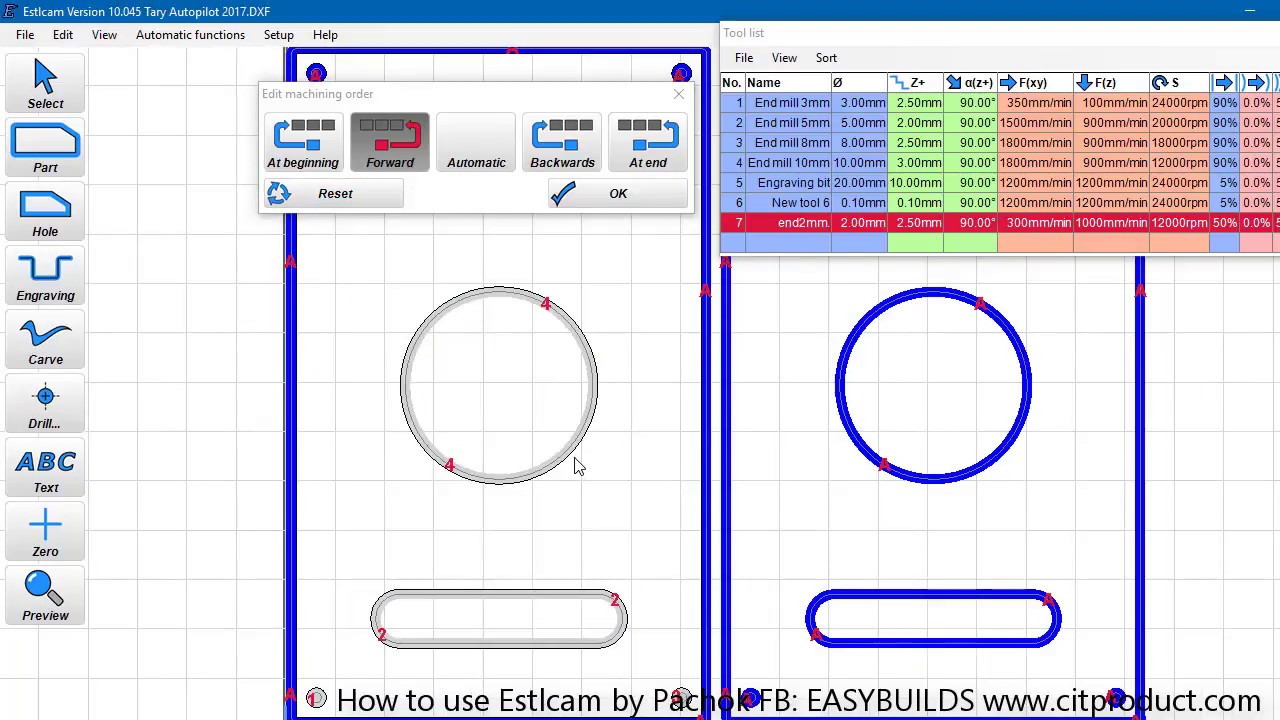 ESTLCAM EP2 Post processing and Laser setup (TH) 