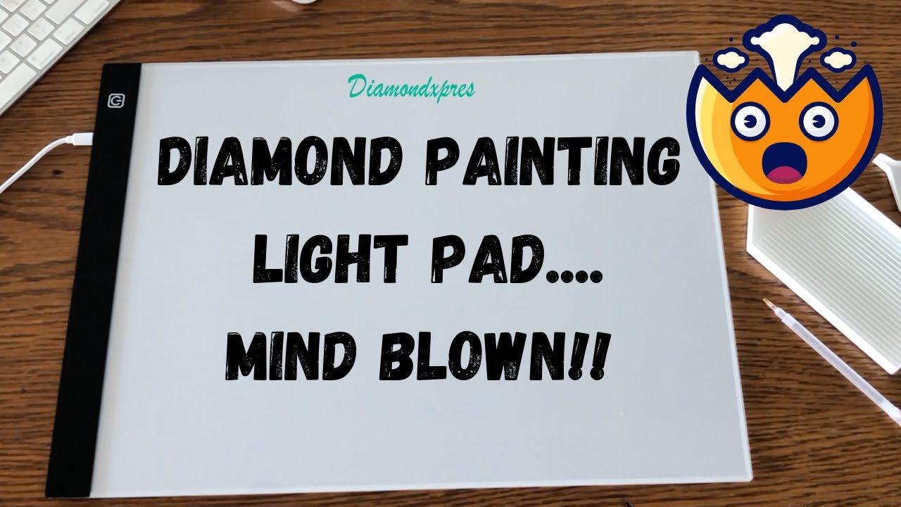 Diamond Painting Light Pad Unboxing & Set Up (Our Favorite Light