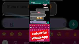 WhatsApp ko colourful Kaise banaye|very beautiful colourful WhatsApp #shorts screenshot 2