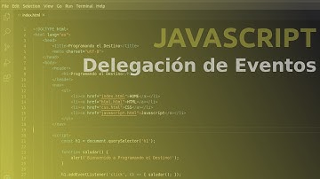 Curso Javascript - Delegación de Eventos