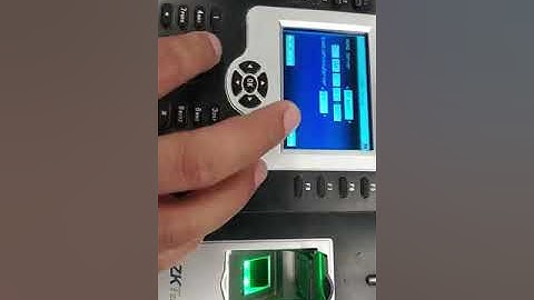 How edit ADMS in ZKT 880H biometric device