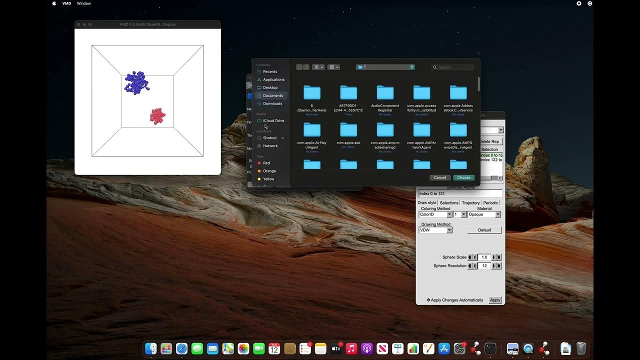 How to make a movie from a simulation trajectory? Visual Molecular