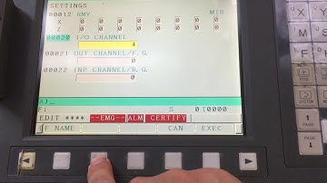 EASYCNC -  A20B-8200-0543 #FANUC PCB 0I-TD certification demo video