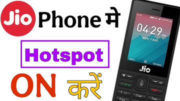 Jio phone me hotspot kaise chalu kare | jio phone me hotspot kaise chalaye 