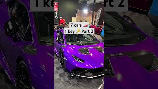 7 cars 🏎️ 1 key 🔑 part 2 #edit #hardwork #money #carcommunity