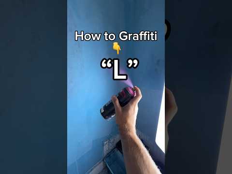 How to easy graffiti letter “L” 👈 #graffiti