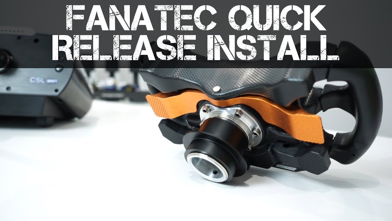 How to install the Fanatec Quick Release on McLaren GT3 Steering Wheel