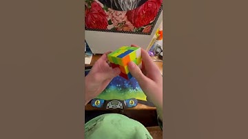 REAL LIFE Rubik’s cube solved in 20.357 seconds #shorts #rubikscube #cube #rubiks