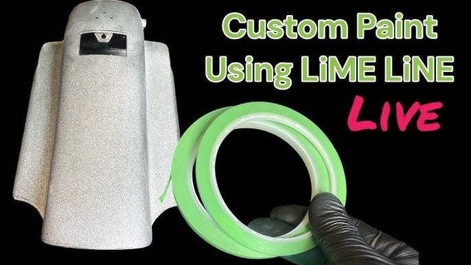 Lime Line Sprayable Automotive Metal Flake for Custom Paint