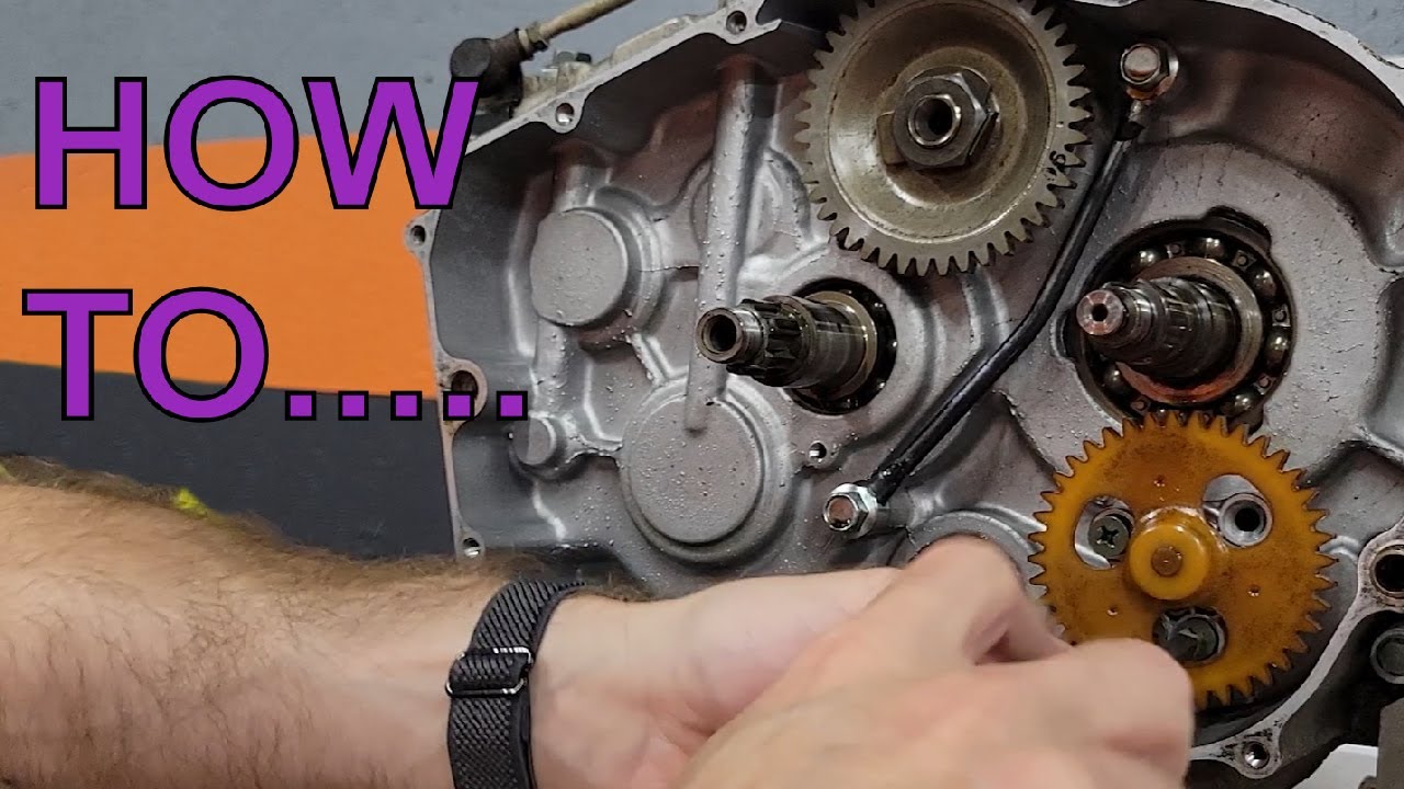 How to install a warrior 350 oil pump YouTube