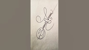 stylish signature of saanvi.DM on WhatsApp for Creative and professional signature 📩.#shorts #viral🔥