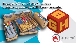 Board Game Heaven Talks Accessories 17: e-Raptor insert for Roll Player