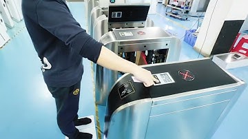 Lanebo automation Senior type flap barrier with ESD system 01