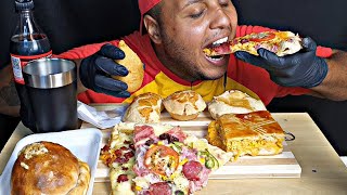 ASMR COMIDA COXINHA, PIZZA, CALZONE, SALGADOS ASSADOS (MUKBANG) SONS DE MASTIGAÇÃO #LUCASASMR