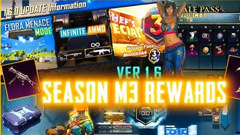 M3 ROYAL PASS REWARDS // M3 ROYAL PASS LEAKS //(M3 ROYAL PASS) VERSION 1.6 UPDATE LEAKS