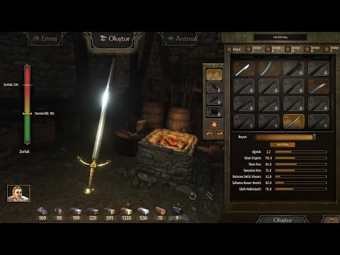 BANNERLORD KILIÇ NASIL YAPILIR - DEMİRCİ VE CRAFTİNG SİSTEMİ