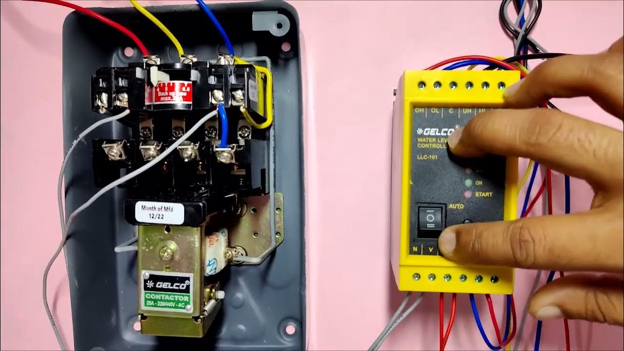 Gelco LLC 101 Wiring with Three Phase Starter | Water Level Controller