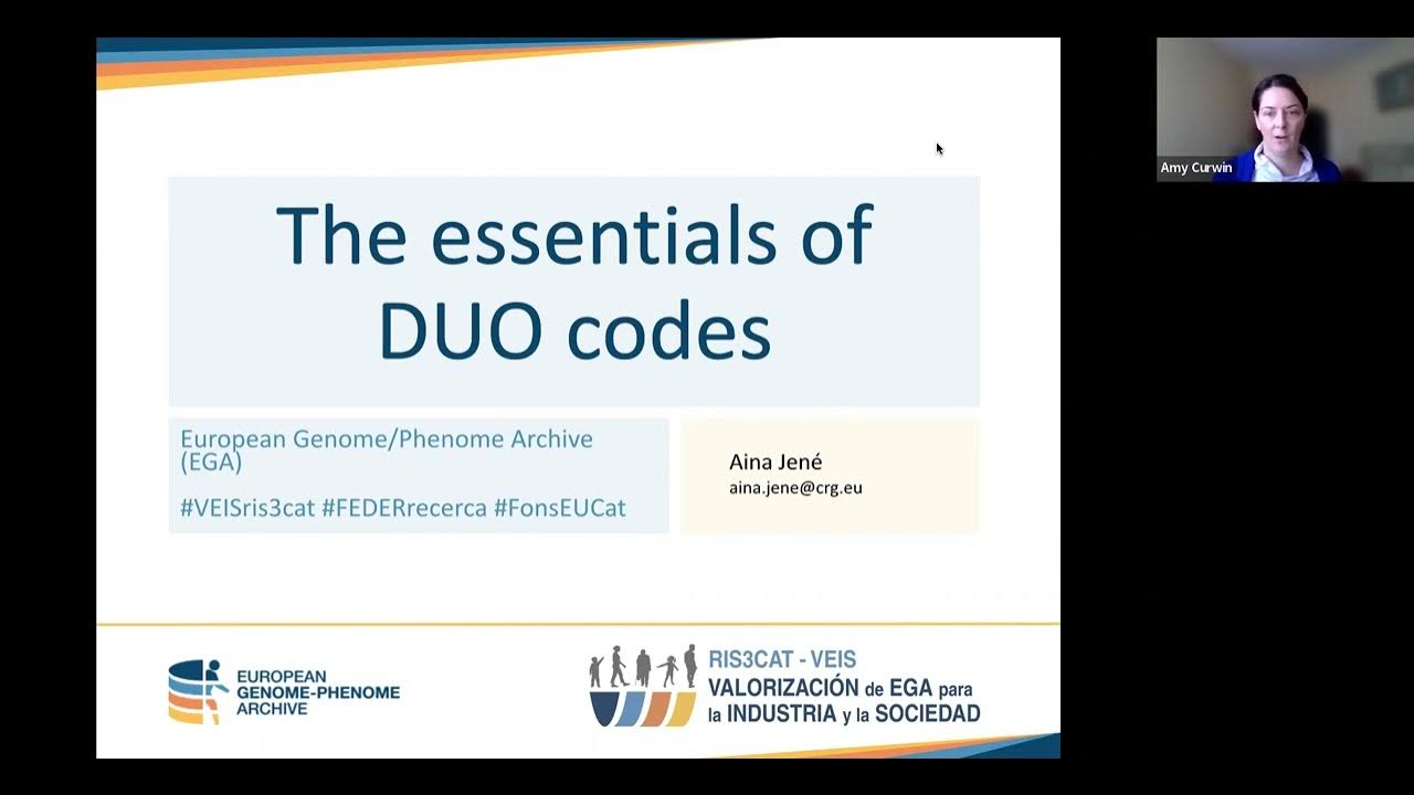 VEIS webinar The essentials of DUO codes YouTube