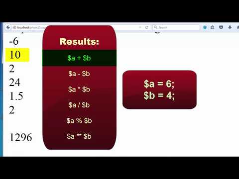 PHP day2 Constant Assignment Arithmetic Operators