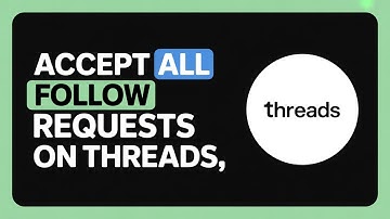 How to Accept All Follow Requests on Threads Fast | Easy 2025 Method