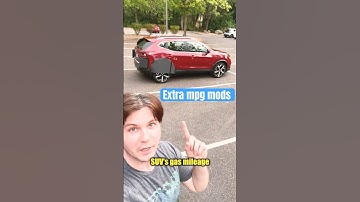 GAS MILEAGE Increase on SUV!