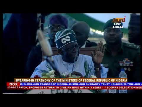 Swearing-in Ceremony of Ministers-designate of the Federal Republic of Nigeria 21 August 2023