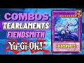 DECK TEARLAMENTS FIENDSMITH 🔥 COMBOS YUGIOH 2024 *Broken Engine, LOL*