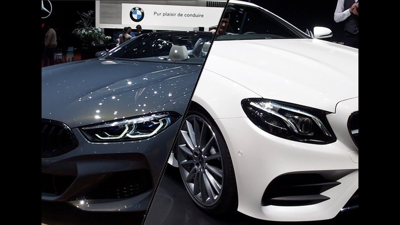 Mercedes-Benz E Class Convertible 2020 vs. BMW 8 Series Convertible ...