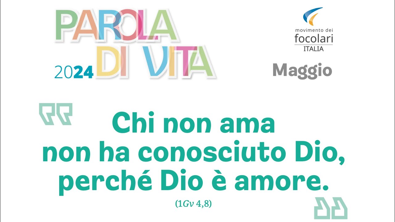 Parola di Vita Maggio 2024 - YouTube