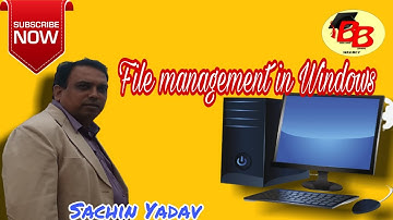 File management in Windows Creating Folder/Files, Rename Delete, restore and save