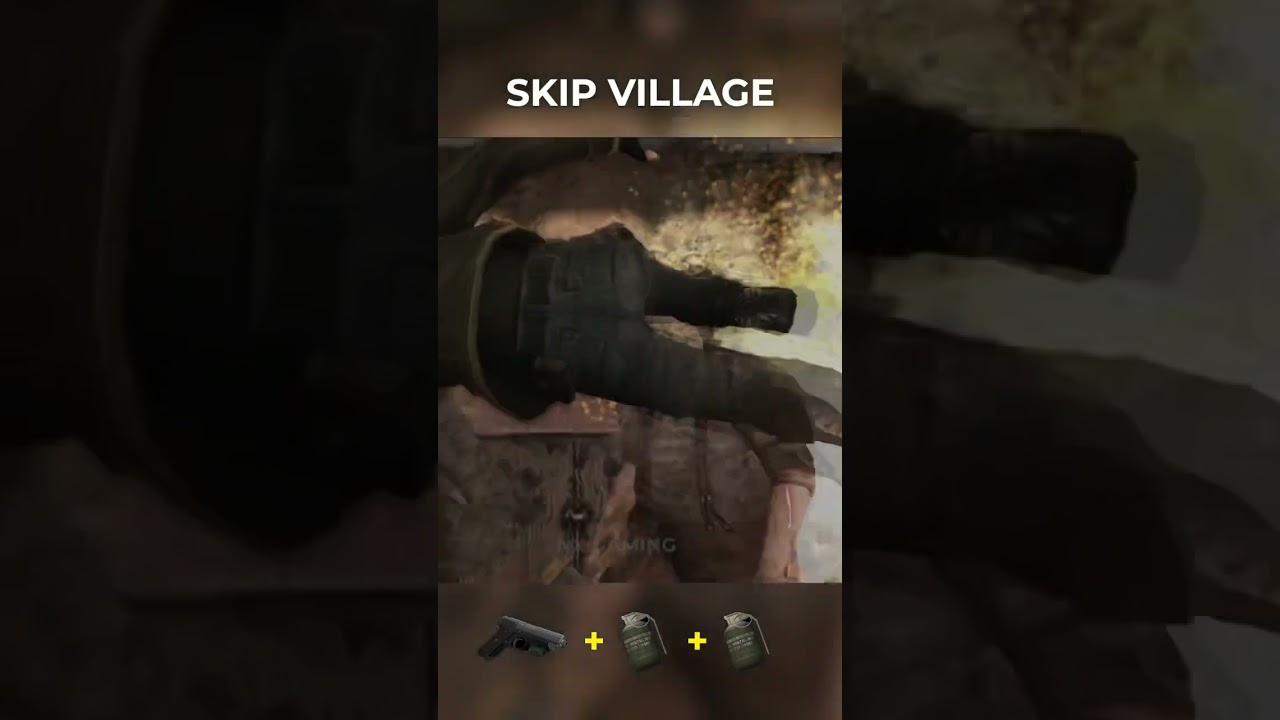 Easy Trick to Skip Village Chap 1 BIOHAZARD 4 