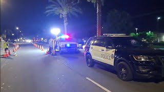 FONTANA POLICE DUI CHECKPOINT ON FOOTHILL BLVD &amp; MANGO AVE SATURDAY JULY 26 2025 (SHORT VIDEO)