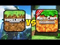 "MINECRAFT POCKET EDITION VS MULTI CRAFT" (Minecraft PE, MultiCraft, Mobile Games, iOS, Android)