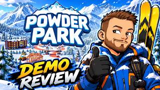 IS THIS THE BEST PARK SIM EVER?! | POWDER PARK screenshot 4