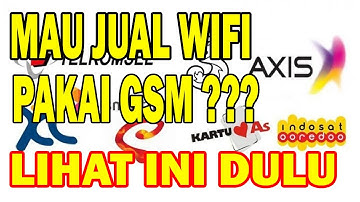 Hitungan Kuota Usaha Wifi GSM