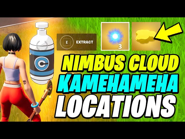 How to get the Kamehameha and Nimbus Cloud in Fortnite