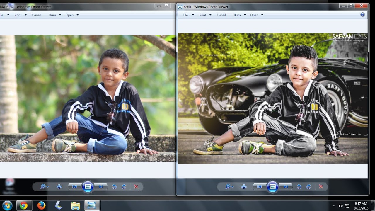 Photoshop photo editing YouTube