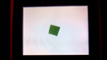 TI-84+CSE solid 3D cube test