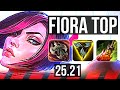 FIORA vs DARIUS (TOP) | 11/1/1, 1700+ games, Dominating | EUW Master | 25.21