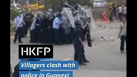 Police and villagers clash in Liang village, Guangxi, China - DayDayNews