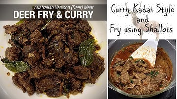 Deer Curry and Fry | Australian VENISON - (Must Watch)