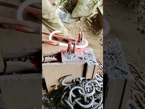 Traction hook bending forging process- Good tools and machinery make work easy