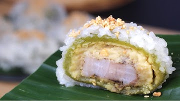 Bánh Khúc / Xôi Khúc - Cách làm hạt nếp dẻo mềm, để sang ngày vẫn ngon thật ngon | Bếp Nhà Diễm |