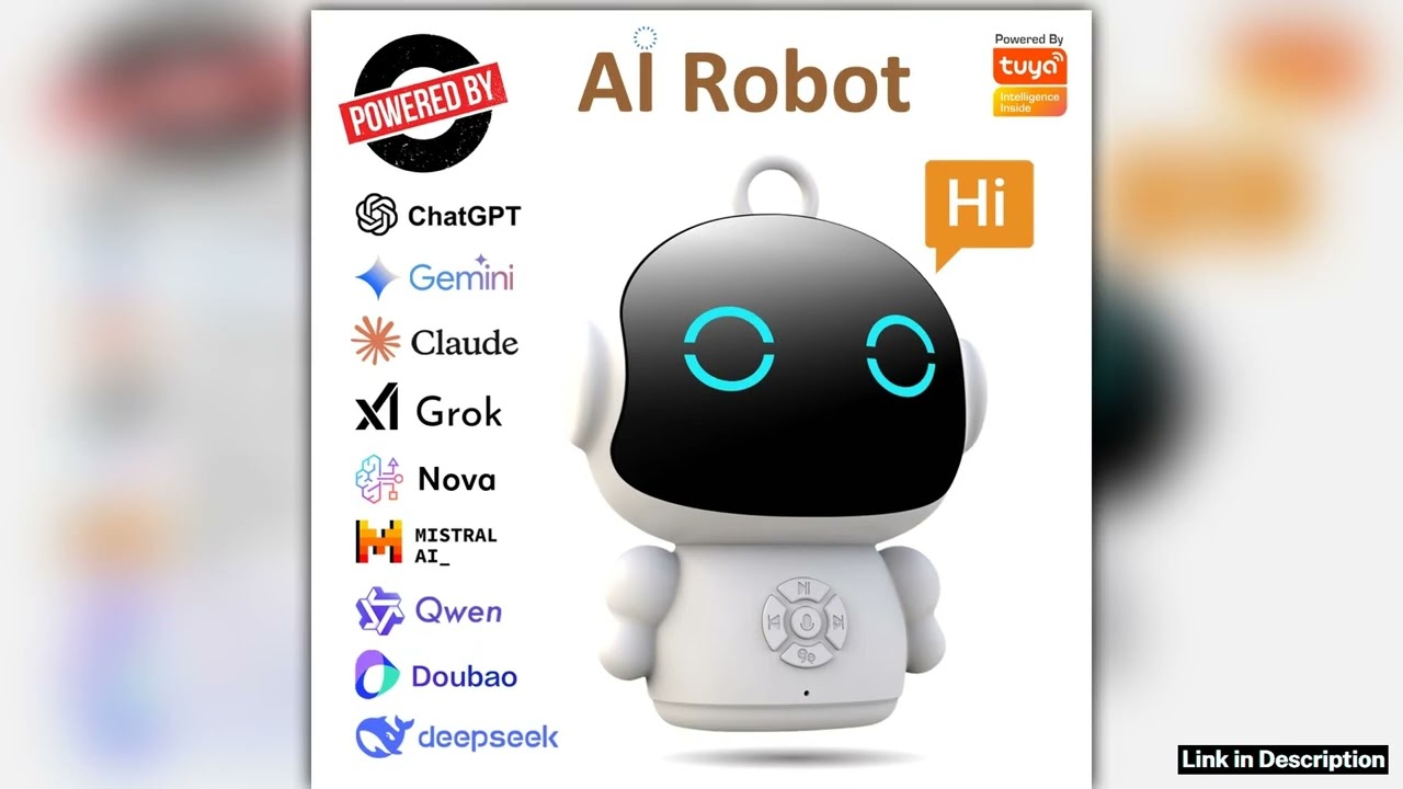 Tuya Smart AI Robot WiFi Early Education Toys for Children Speech Recognition Voice Interactive Edu